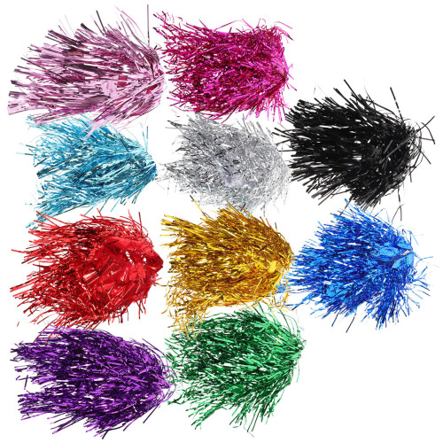 30 Pezzi Teli Luccicanti Colorati Per Parrucche 2