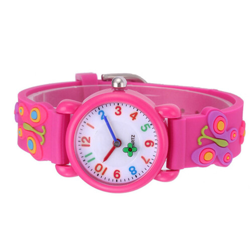 3D Con Cinturino In Silicone Gomma Rosa Per