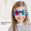1 Set Kinderen Drie Kleuren Glazen Bril Speelgoed 6