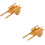 2 Stuks Pretenderende Boerderijkar Model Mini Trolley 8