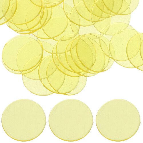 40 Transparante Pionnen Telchips Plastic Markers