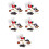 5 Set Kit Da Te Con Argilla Per Bambini, Decorazioni Natalizie 9