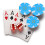 50 Plastic Chips Munten Tellers 6