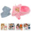 2 Per Peluche Con Cappuccio E Jeans 20 Cm 11