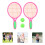 1 Racchette Tennis E Badminton Per In Rosa 5