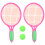 1 Racchette Tennis E Badminton Per In Rosa 4