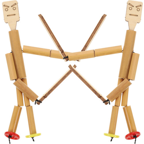 4 Sets Marionet Speelgoed Diy