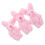 3 Pezzi Statuetta Coniglio In Peluche Per Micro Paesaggio 3
