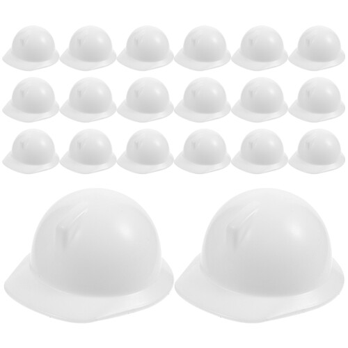60 Stuks Popconstructie Mutsen Veiligheidshelmen Mini Helmen 1