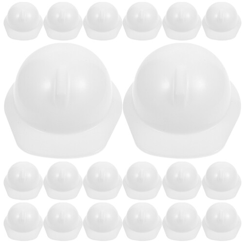 60 Stuks Popconstructie Mutsen Veiligheidshelmen Mini Helmen 2