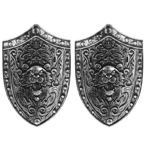 6 Pezzi Per Costumi Cavaliere Medievale Con Leone 1