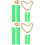 2 Pezzi Collana Neon Anni 80 Braccialetti 5
