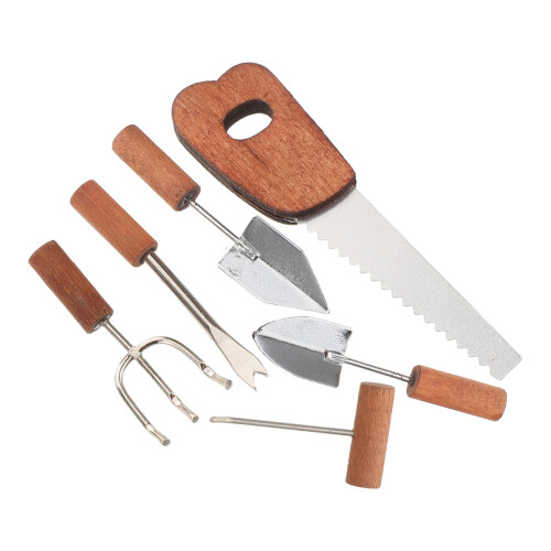 18 Stuks Mini 1:12 Poppenhuis Tuinset 2