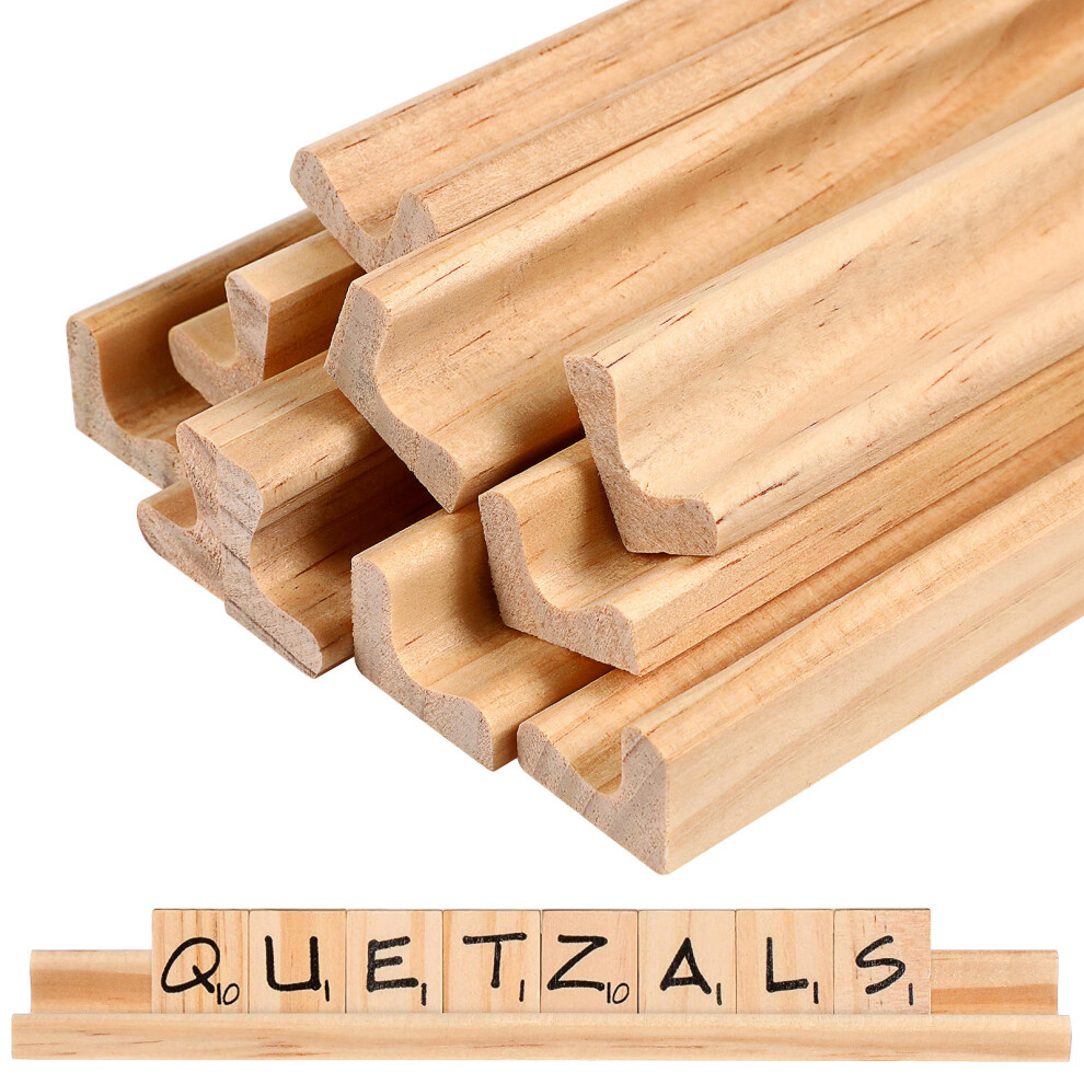 40 Sztuk Drewniane Uchwyty Na Litery Talerzyki Stojaki Do Mahjonga-image