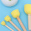 20 Pezzi Spugne Rotonde per Pittura Bambini con Spazzole 11