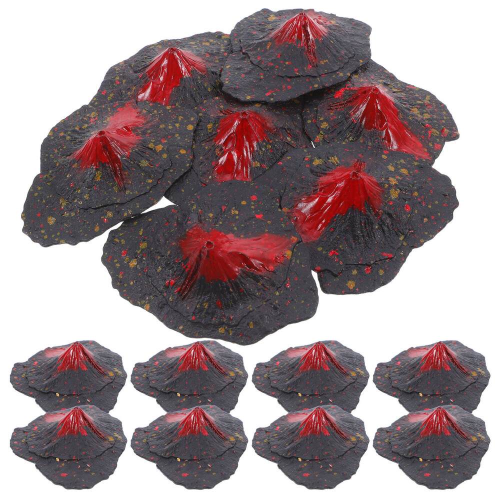 16 Sztuk Mini Model Wulkanu: Plastikowa 3,5 Cm Do Edukacji-image