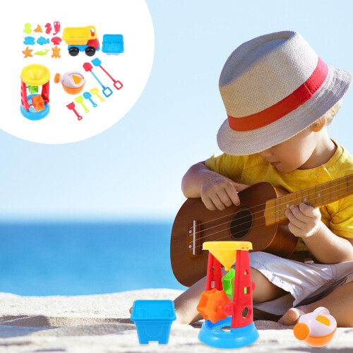 1Conjunto Kit De Para Crianças Praia Com Veículo De 2