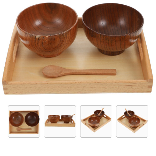Conjunto De Brinquedo Com Concha, Tigela, Colher E Prato 2