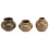 3Pcs Mini Frascos De Cerâmica Para Cenários 5