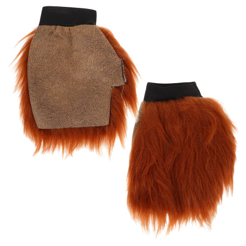 5Pares Luvas Cosplay Marrom Pelúcia Para E Inverno 2