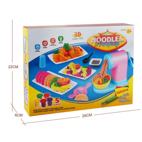 1 Set Plasticine Pasta Machine 3D Kleur Noodle Maker Voor Kinderen 1