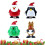 4 Stuks Kerst Speelgoed Grappig Wind Op Loop Dier 8