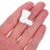 400St Plastic Mini Santa Boots Witte Kerstversiering Voor DIY Project 4
