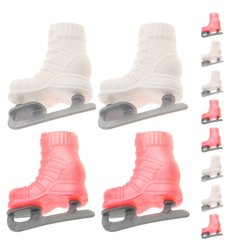 40 Pares De Patins De Rolamento Para Bonecas Mini Acessórios 2