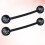 2 Unidades Brinquedo De Halteres PVC Espessado Para E 10