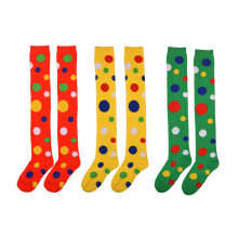 3 Pares De De Palhaço Estampadas Acima Do Joelho Para Cosplay