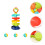 Conjunto De Brinquedo Educativo Para Bebê ‐Cabeça E Rastreamento 3