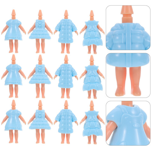 12 Unidades De Bonecas Com Acessórios E Roupas Brinquedo 1