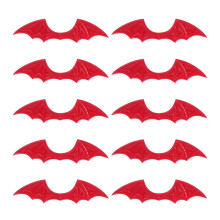 10Stk Kreative Bat Wings Haaraccessoires Rot Für Kostüm Mode