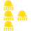 40 Pcs Mini Construction Model For Doll Decor 9