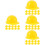 40 Pcs Mini Construction Model For Doll Decor 8