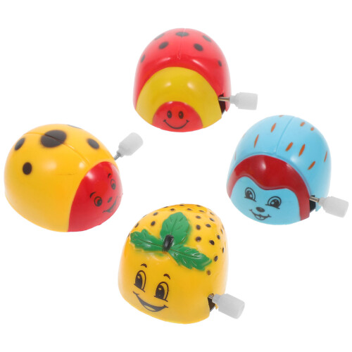 4Pcs Brinquedo De Com Corda Para Crianças (Cores Sortidas)