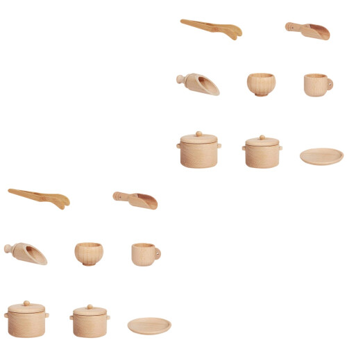2 Conjuntos De Talheres Plástico Para E Cozinha Brinquedo 2