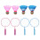 8 Peças Conjunto De Badminton Com Raquetes E Bolas 11