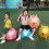 Bola Saltitona De Pvc Com Desenhos Brinquedo De 9