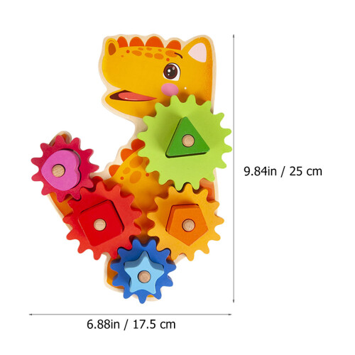 Conjunto Infantil De Engrenagens De Com Blocos Educativos 1