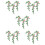 15 Unidades Mini Flores Artificial Para Mini Casa 10