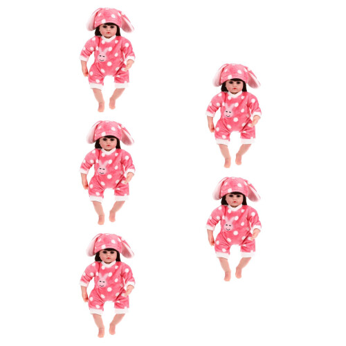 5 Sets Baby Popkleding Figuur Mini Overal Accessoire 2