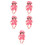 5 Sets Baby Popkleding Figuur Mini Overal Accessoire 4