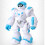 1 Set Grappig Kinderspeelgoed Licht Elektrische Robot (Wit) 9