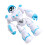 1 Set Grappig Kinderspeelgoed Licht Elektrische Robot (Wit) 6