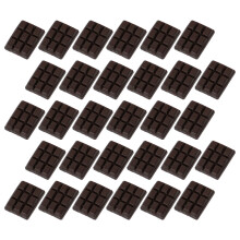 30St PVC Miniatuur Chocolade Decoratie Koffie Kleur DIY Sieraden