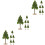 18St Miniaturen Groen Plastic Realistisch Landschap Model 7