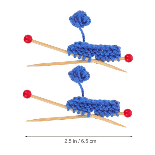 2Stk Strickpullover Für Puppenhaus Deko Und Spielzeug 1