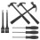 3 Sets Kinderwerktuigen Kunststof Borstel Toolkit 9