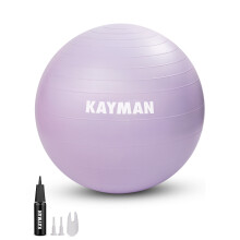 KAYMAN 65cm Exercise Ball Lavender Mist Anti-Burst System